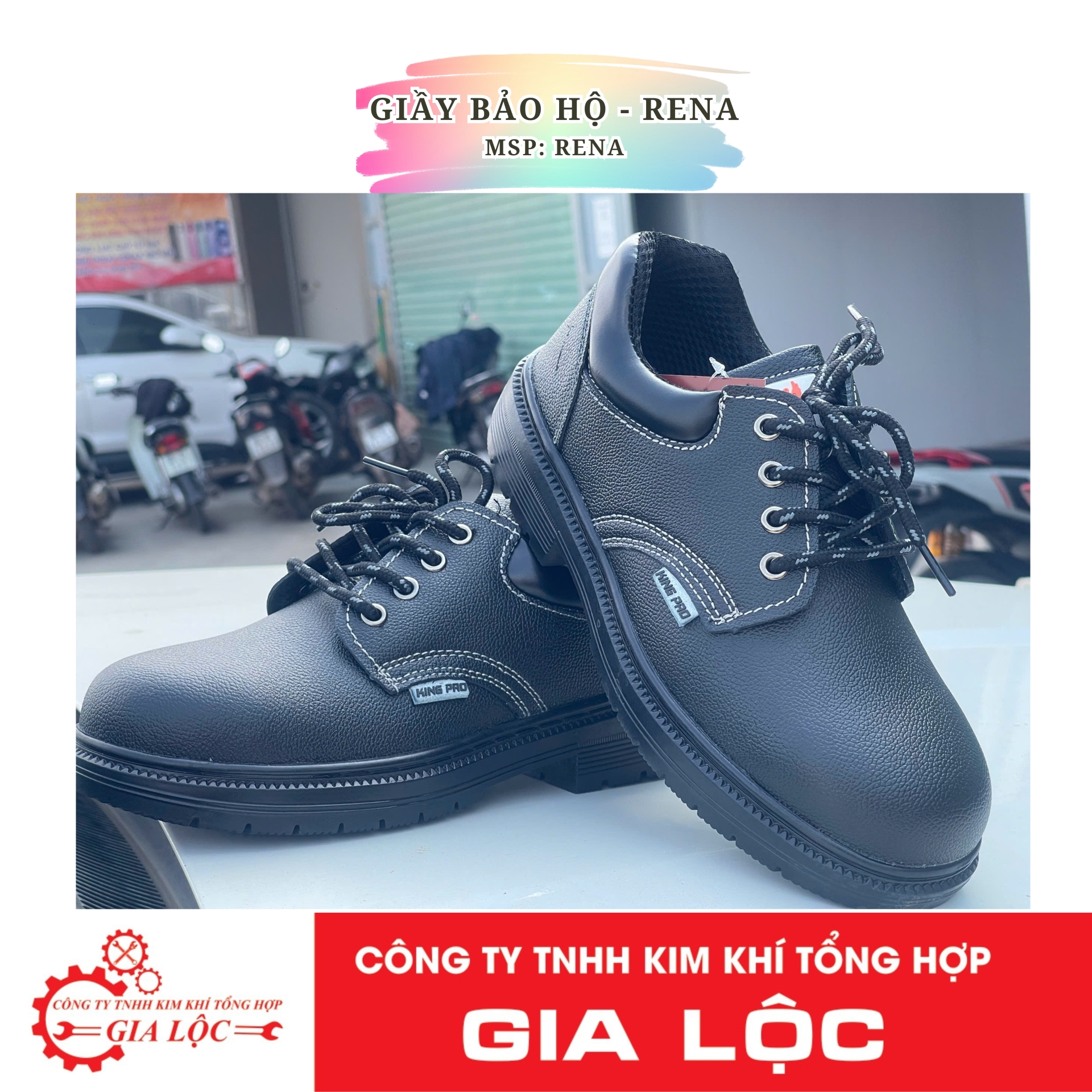 GIẦY BẢO HỘ CHỐNG XUYÊN ĐINH S100 (RENA) - GIẢI PHÁP AN TOÀN CHO NGƯỜI LAO ĐỘNG