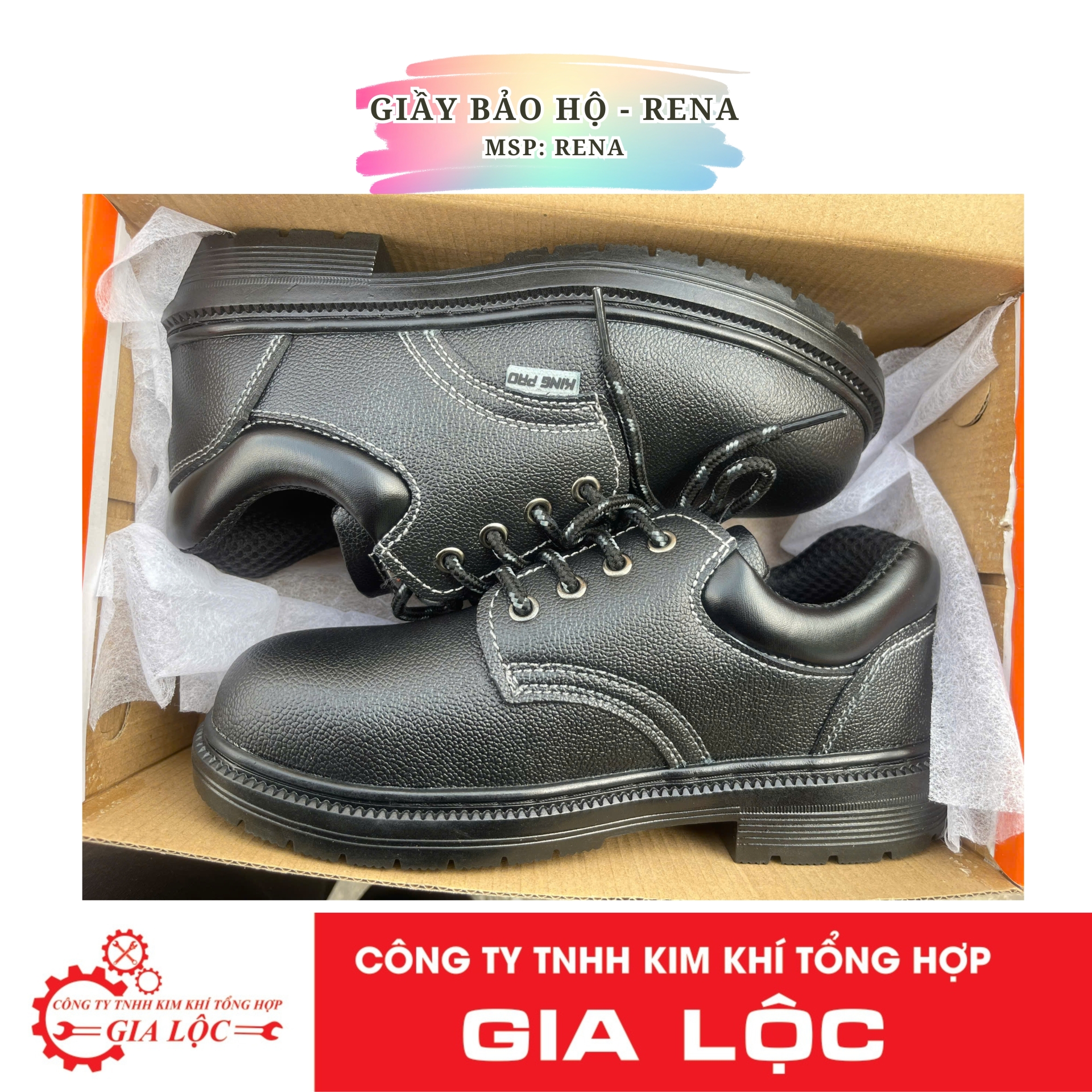GIẦY BẢO HỘ CHỐNG XUYÊN ĐINH S100 (RENA) - GIẢI PHÁP AN TOÀN CHO NGƯỜI LAO ĐỘNG