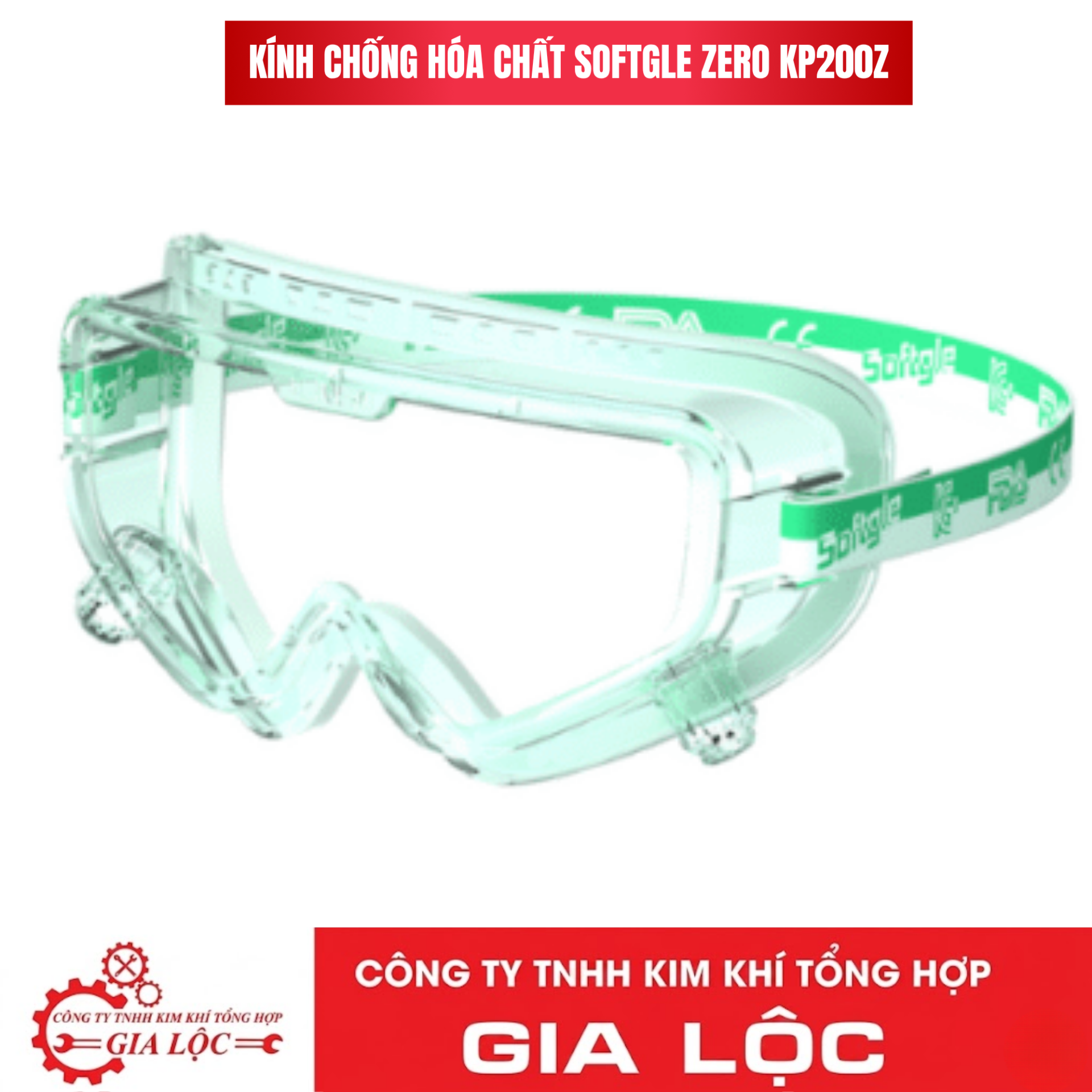 Kính Chống Hóa Chất Softgle Zero KP200Z
