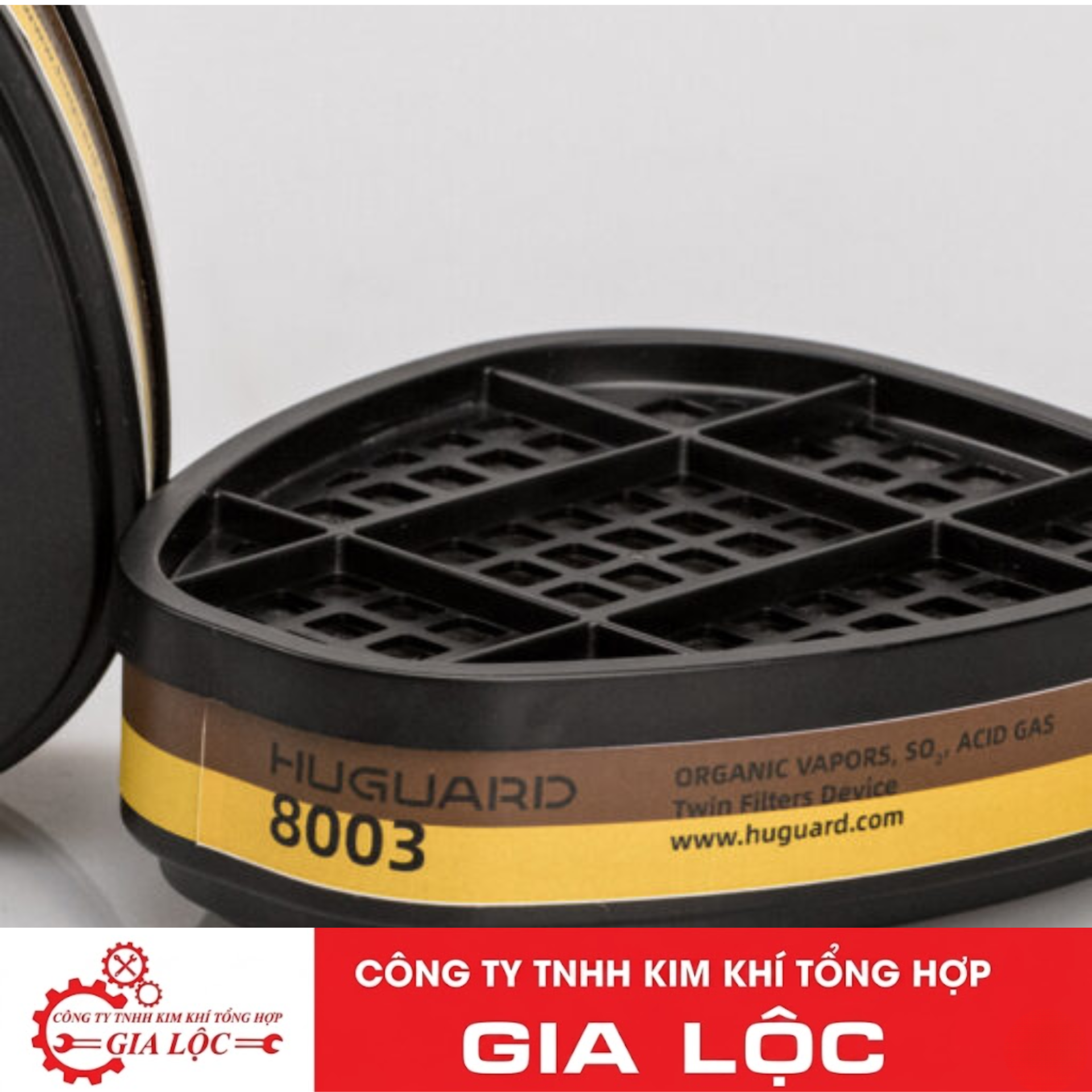Phin Lọc Hơi Hữu Cơ Và Khí Axit HUGUARD 8003