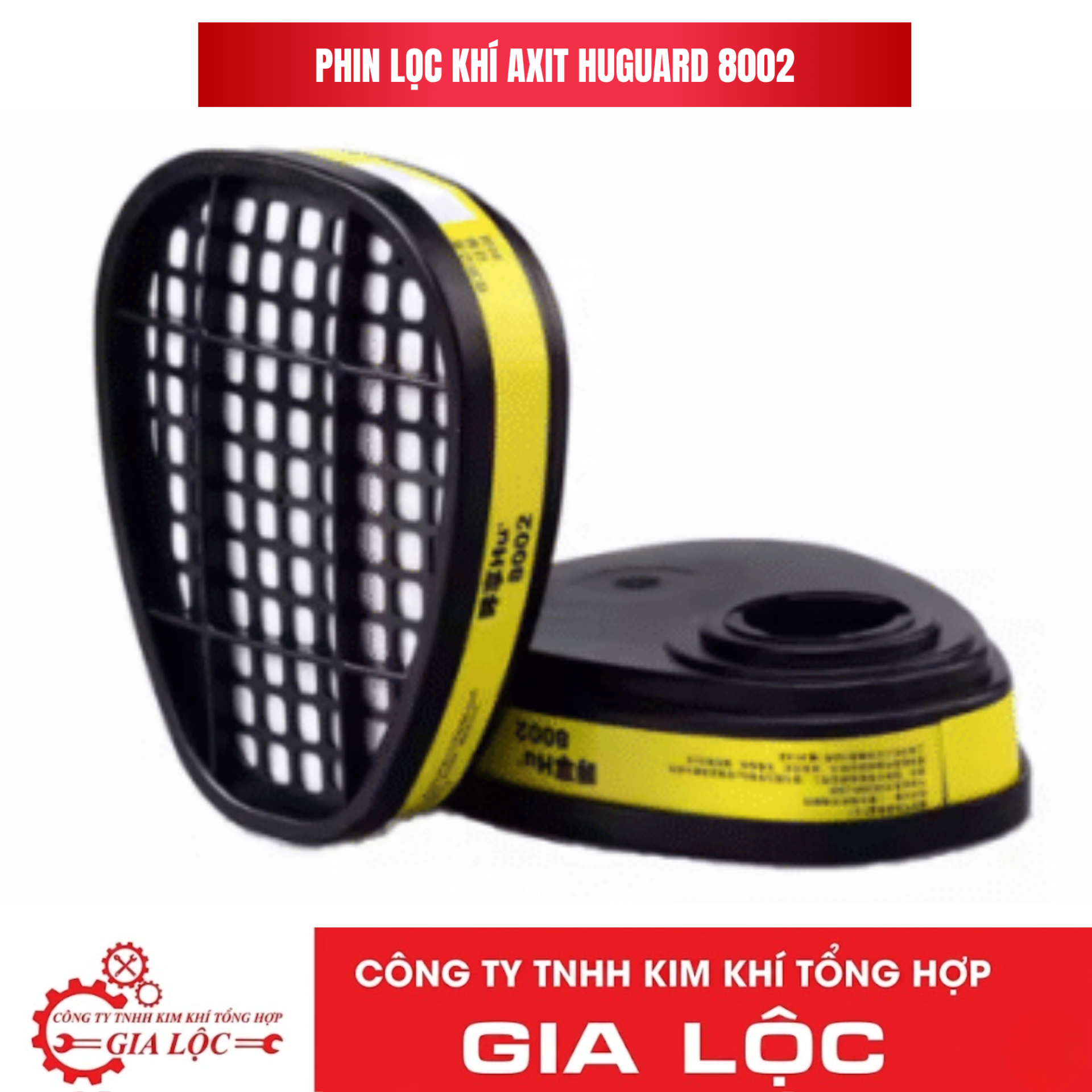 Phin Lọc Khí Axit HUGUARD 8002