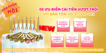 SẢN PHẨM VÍT BẮN TÔN MẠ KẼM GIA LỘC ĐÃ CHÍNH THỨC CẬP BẾN KHO HÀNG VÀ RA MẮT THỊ TRƯỜNG
