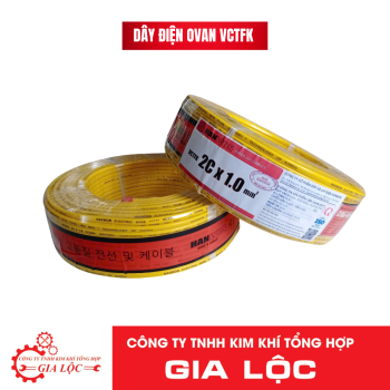 Dây điện Ovan VCTFK 2x1.0 (Hanwon)