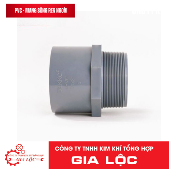 Măng sông ren ngoài PVC